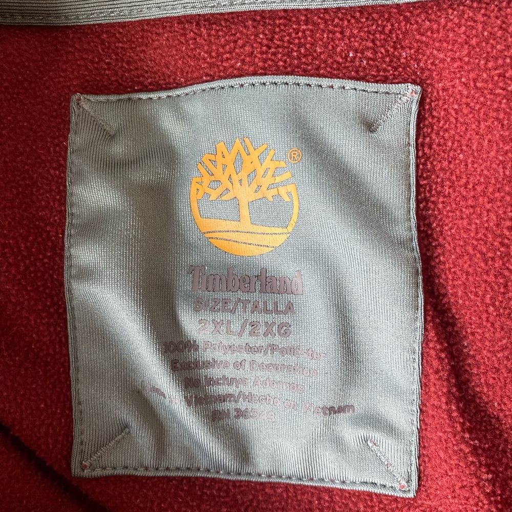 Timberland Rust 1/4 Zip Pullover - image 6